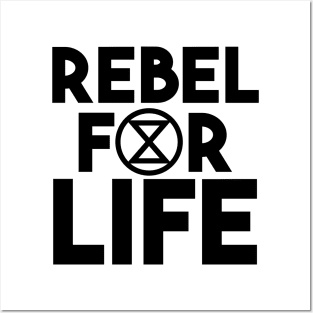 Extinction Rebellion - Rebel For Life Posters and Art